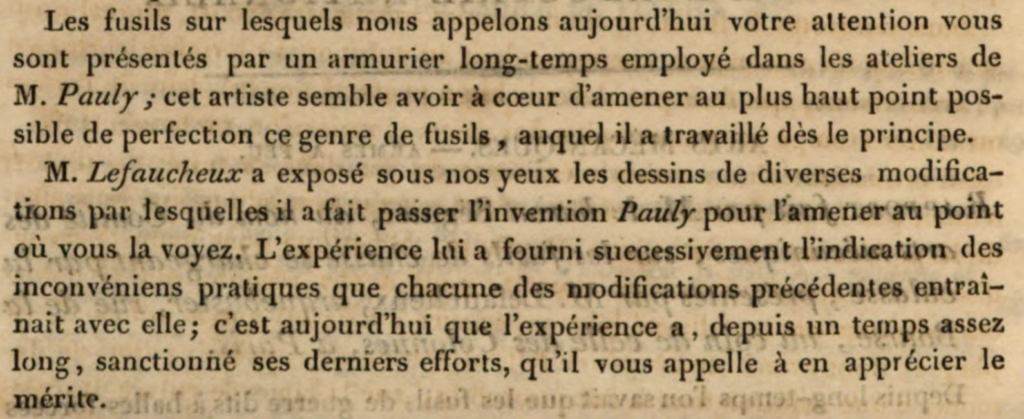 Pauly’s Workshop: Lefaucheux’s Early Training