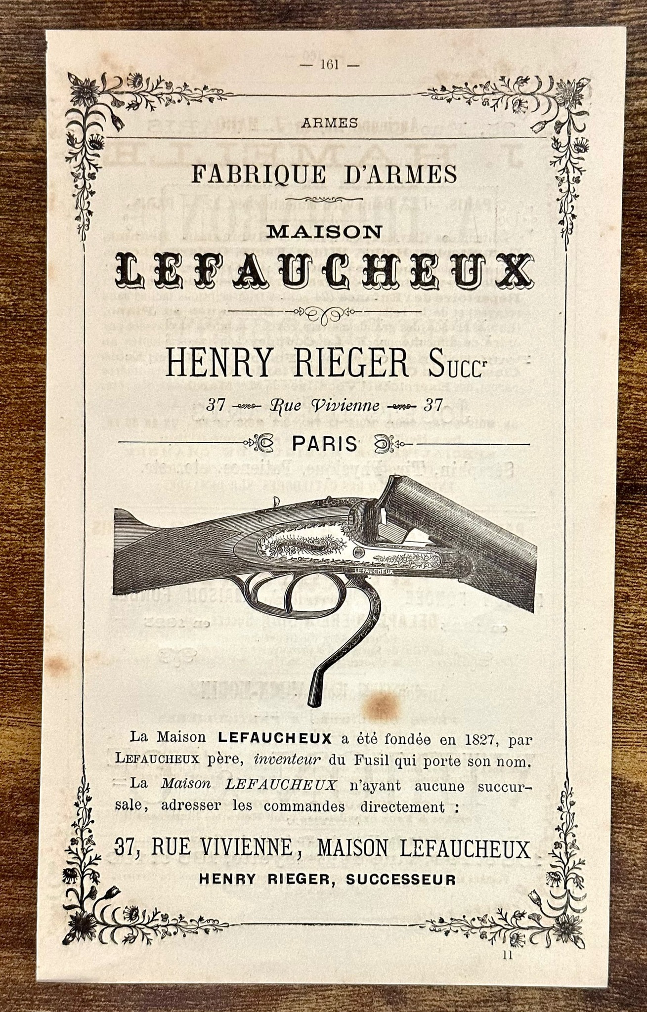 Rieger Advertisement