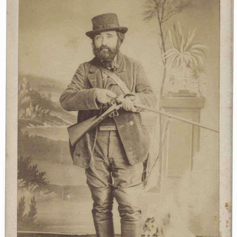 Paris Hunter of 1862: A Portrait with Pinfire Shotgun