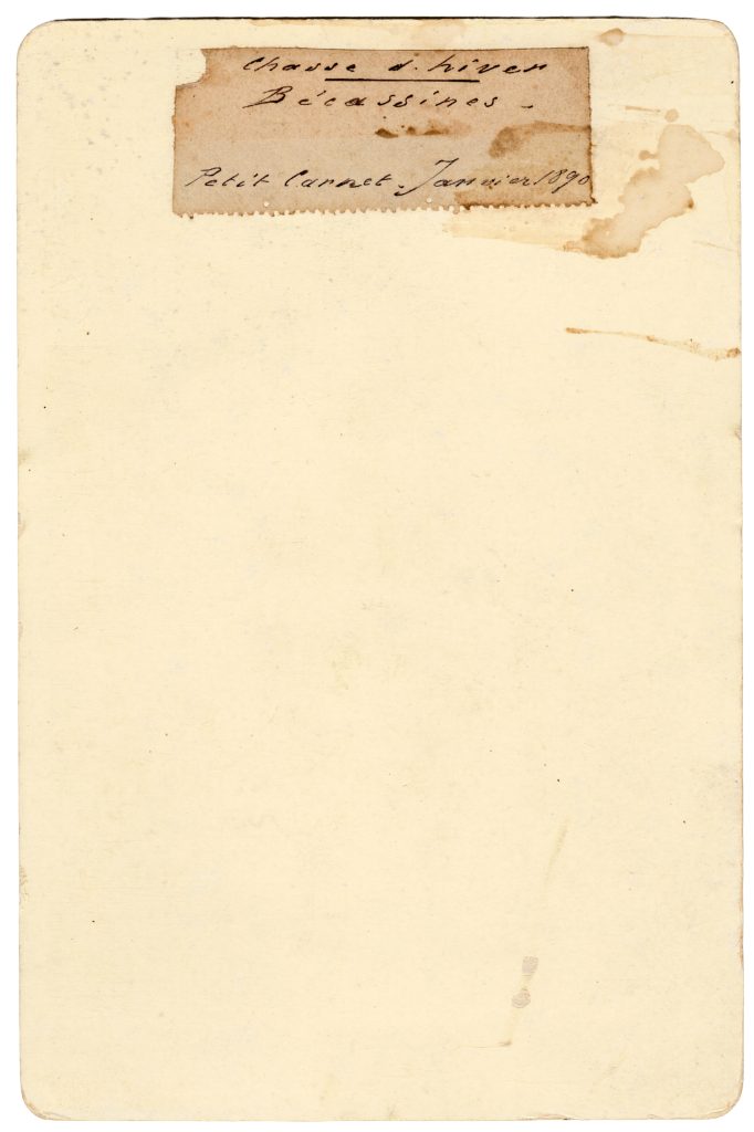 Winter Snipe Hunt: Sportsman with Lefaucheux Pinfire Shotgun