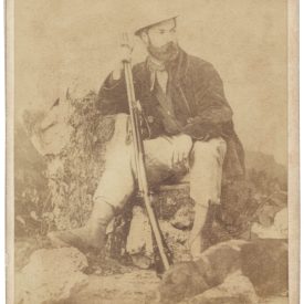 The Seated Huntsman: A Moment of Rest in the Field