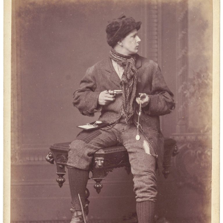 The Rogue’s Portrait: A Staged Character with 7 mm Pinfire Revolver